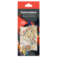 Cunha Interdental Cervicunha de Madeira Colorida TDV