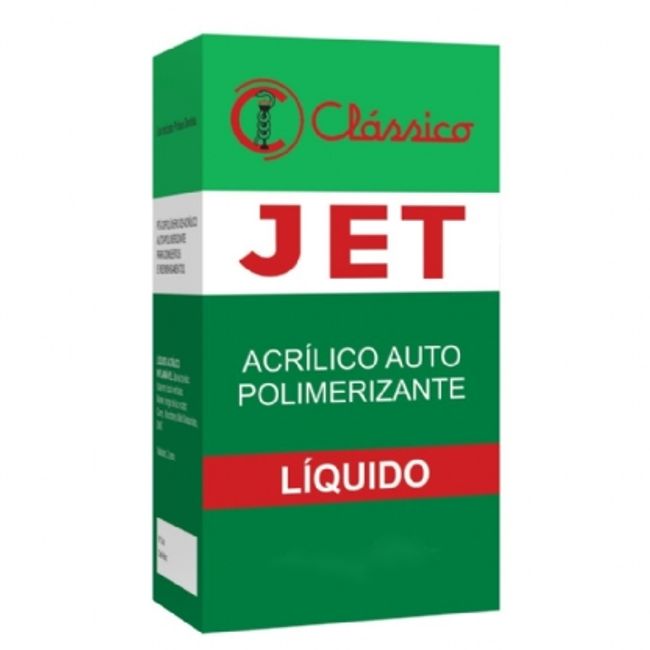 Resina Acrílica Autopolimerizável Jet Líquido 250 ml - Clássico