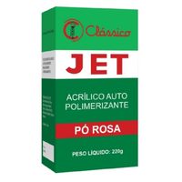 Resina-Acrilica-Autopolimerizavel-Jet-Po-220g---Classico-rosa