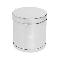 Porta Algodão Inox 14x14 cm 1900 ml - Fami