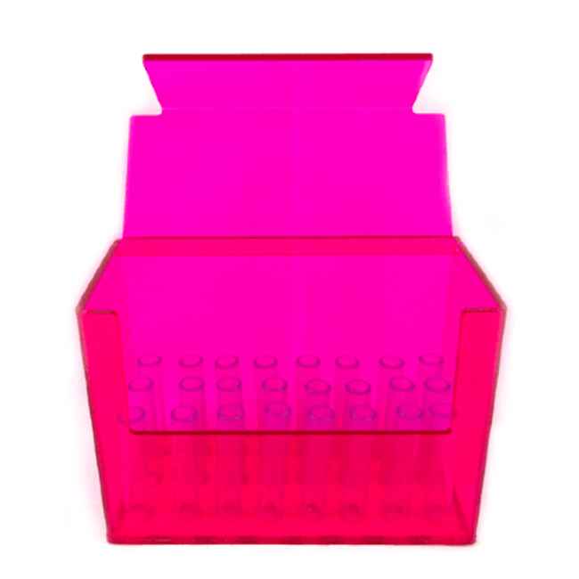 Porta Elástico Bengalinha com 24 Cores Rosa - Ortoguaru