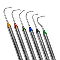 Kit Cureta Levantamento de Seio Maxilar Cabo Oco  Steel Max