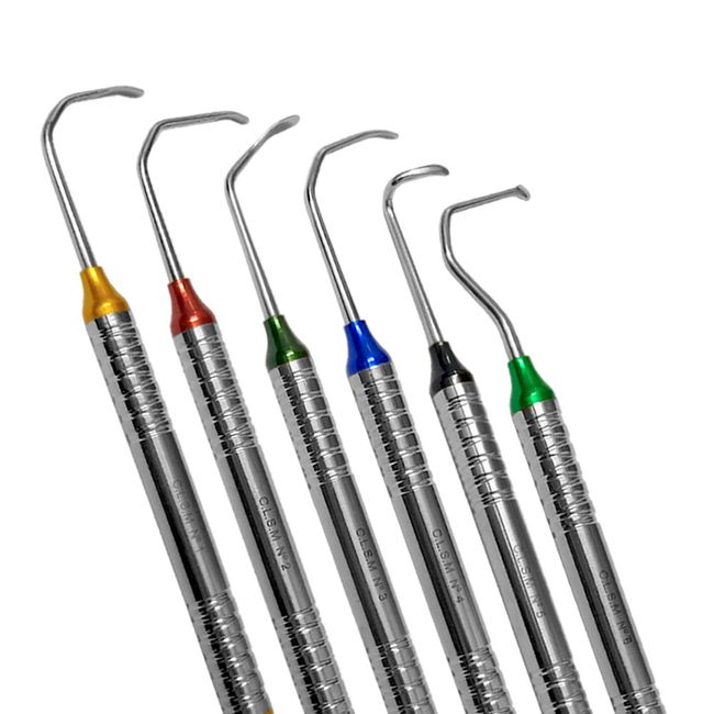 Kit Cureta Levantamento de Seio Maxilar Cabo Oco  Steel Max