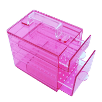 Broqueiro Acrilico com 2 Gavetas Cores Ortoguaru