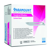 Lâmina de Bisturi de Aço Carbono Estéril - Paramount