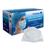 Máscara Tripla Camada BRANCA - Protclean