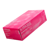 Luva de Procedimento Nitrílica Pink Rosa - Supermax