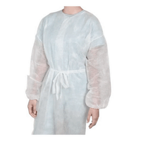 Avental Descartavel Manga Longa Gramatura 40G Branco Best Fabril