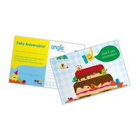 Cartao de Aniversario Angie by Angelus