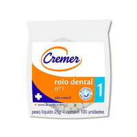 Algodao Rolete Dental Cremer