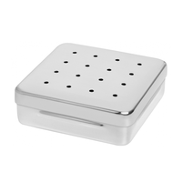 Estojo Inox Perfurado 07x06x03 cm Econox Fami