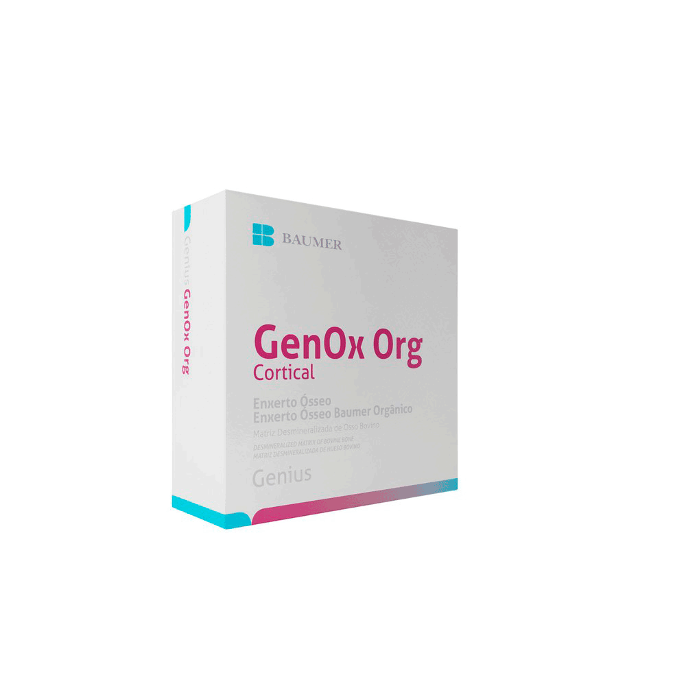 Enxerto Ósseo Bovino GenOx Org - Baumer - dentalecia