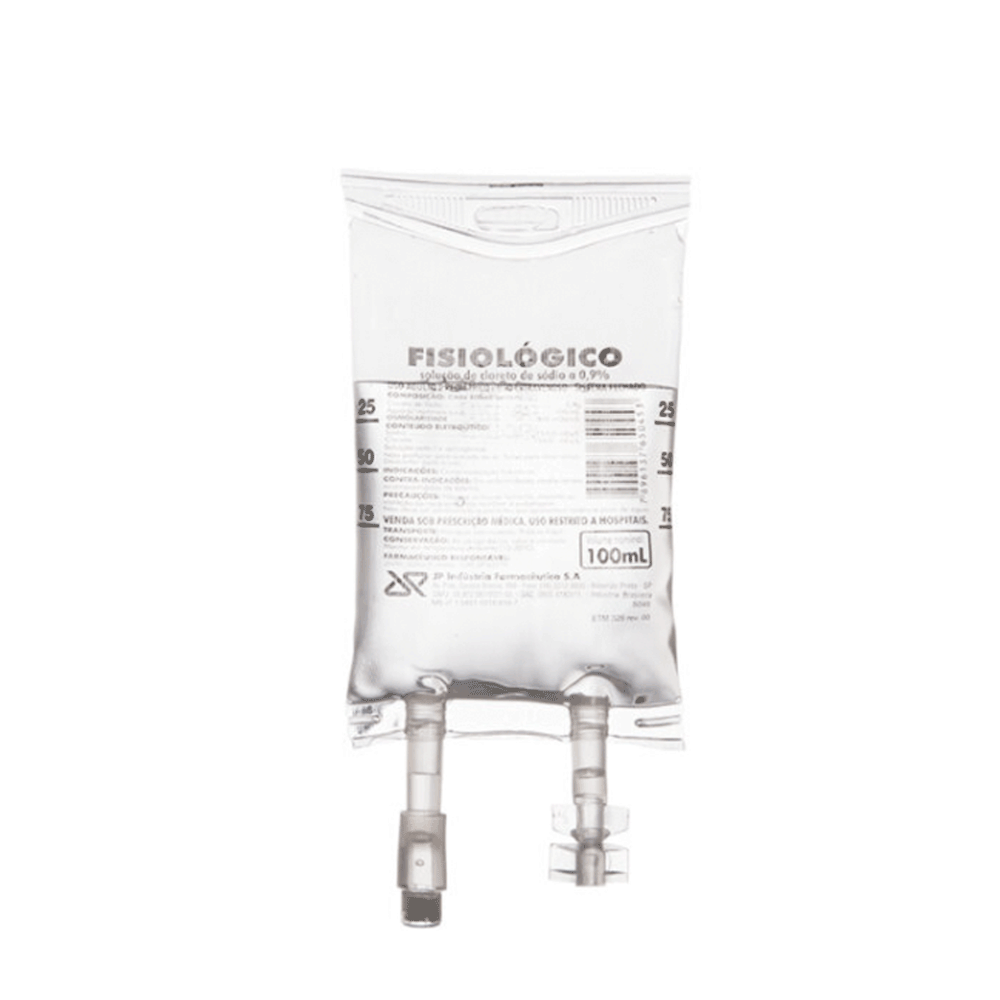 Soro Fisiológico 0,9% Bolsa 100ml - JP Industria