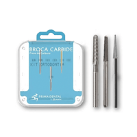 Kit Broca Carbide Esférica Ortodontia 2 - Prima Dental by Angelus