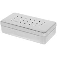 Estojo Inox Perfurado 20x10x05 cm Econox Fami