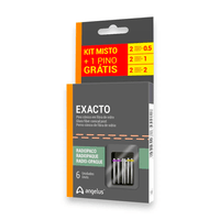 Kit Pino de Fibra de Vidro Sortido Exacto Silano Angelus