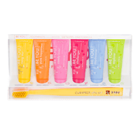 Kit Creme Dental Curaprox Be You 10ml 6 sabores Escova CS 5460 sortida Curaprox