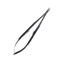 Porta Agulha Castroviejo para Microcirurgia Delicado Reto com Widia Black 18cm Quinelato