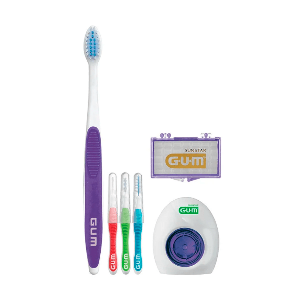 Kit Ortodontia Limpeza Aparelho Fixo Completo GUM - Sunstar - Dentalecia