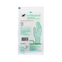 Luva Cirurgica Esteril de Latex com Po Supermax