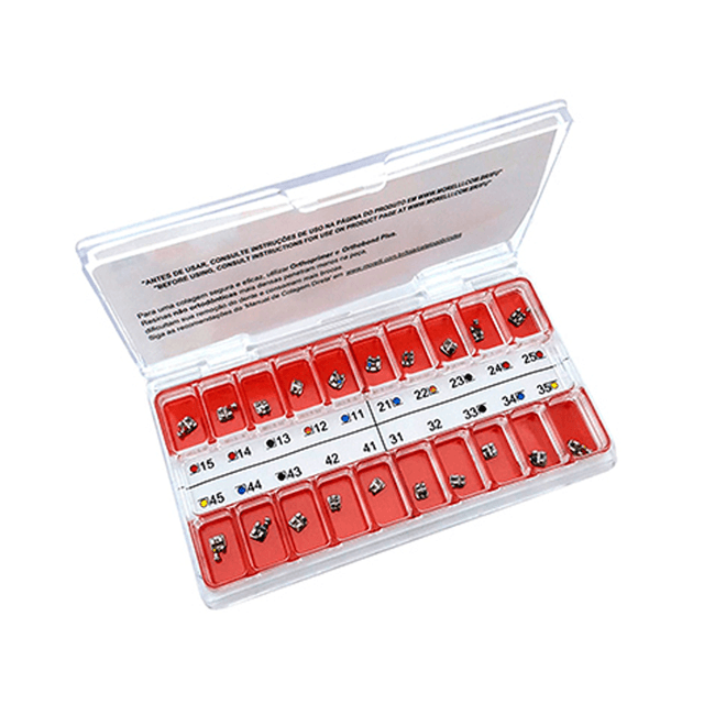 Kit de Braquetes Prescricao MBT Max com Gancho CanPres 022  Morelli