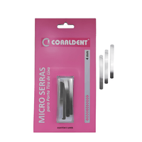 Refil Micro Serra de Inox 4cm com 5 Coraldent