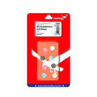 Kit Disco de Lixa SofGloss Academico Sortido American Burrs