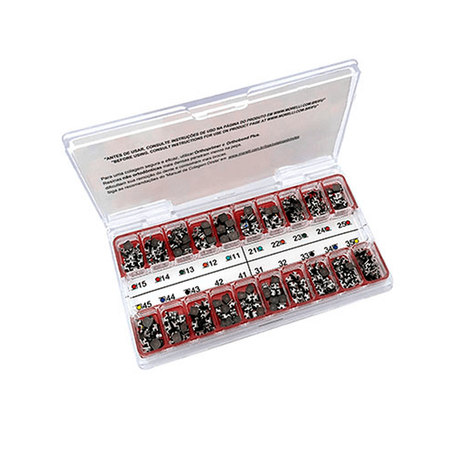 Kit de Braquetes 10 Casos Prescricao MBT Max com Gancho CanPres 022  Morelli