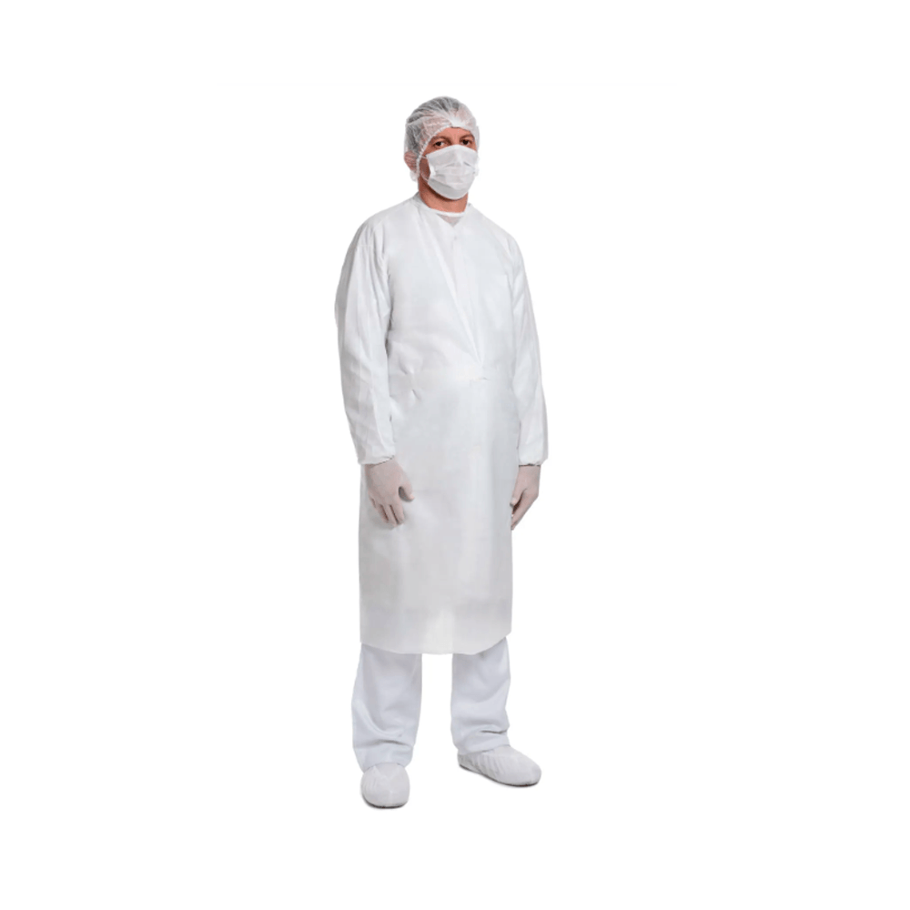 Avental Manga Longa Descartável Gramatura 30gm² - SP Health