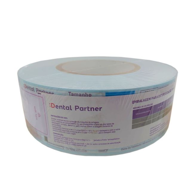 Rolo para Esterilizacao 5cm x 100m  Dental Partner
