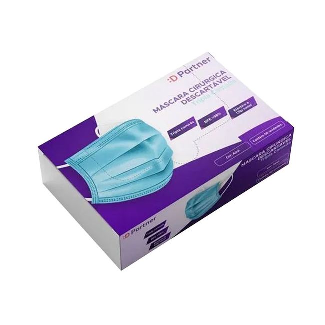 Mascara Descartavel Tripla Camada  Dental Partner