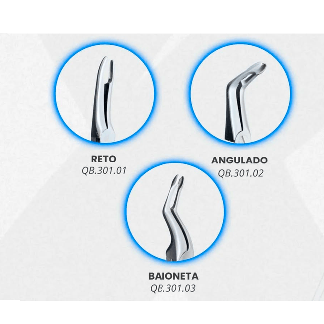 Forceps para Raiz Residual Radix  Quinelato