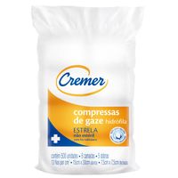 Compressa de Gaze Estrela 13 Fios Nao Esteril Cremer