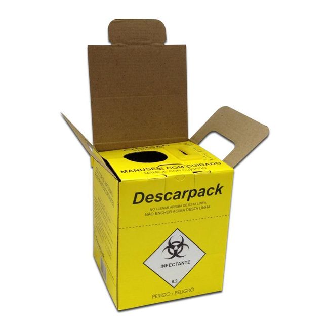 Coletor de Perfurocortante 15L  Descarpack
