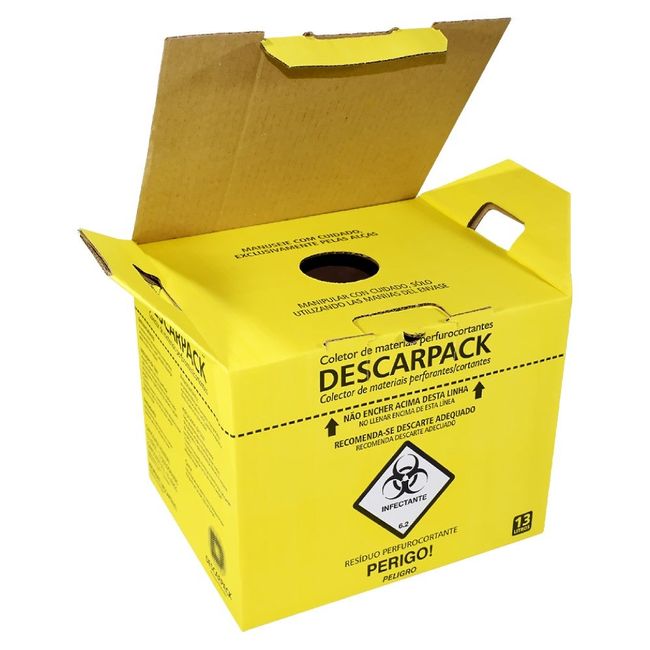 Coletor de Perfurocortante 13L  Descarpack