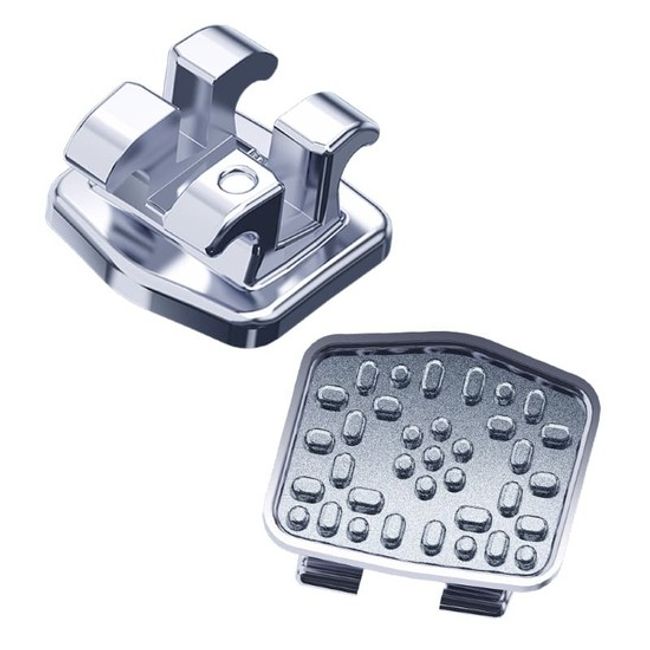 Kit Promocional Braquete Metalico Advanced Roth 022 10 Casos  Arcos  Elasticos  Orthometric