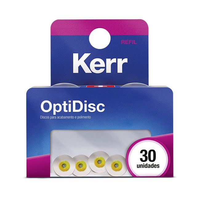Disco de Lixa Optidisc 30un - Kerr GROSSO/MÉDIO 12,6mm