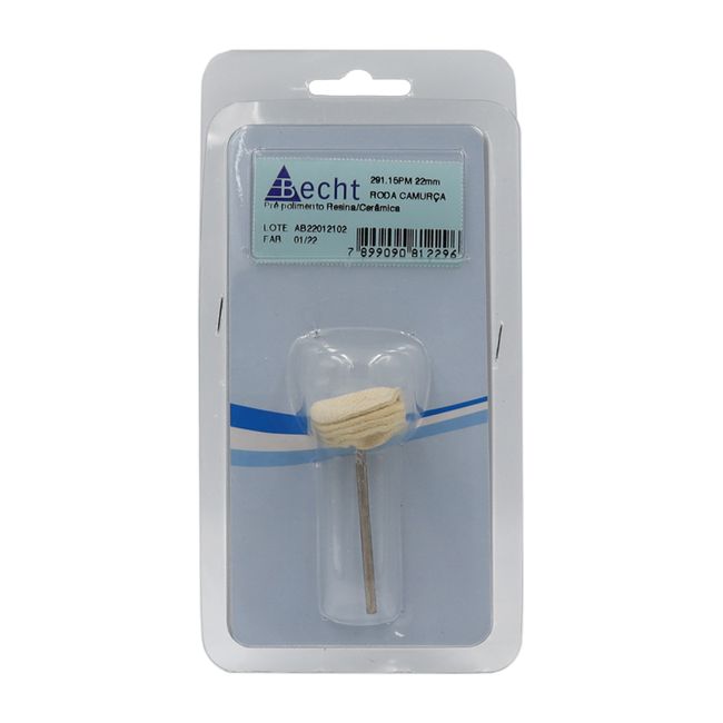 Escova Derfla Para Polimento Roda Camurca 22mm  Becht