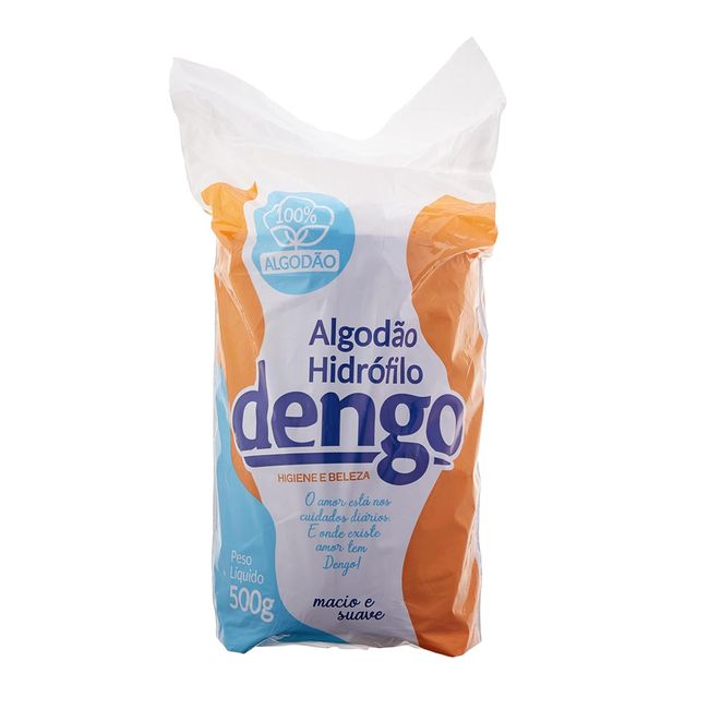 Algodao Hidrofilo 500g em Rolo Dengo  Melhormed