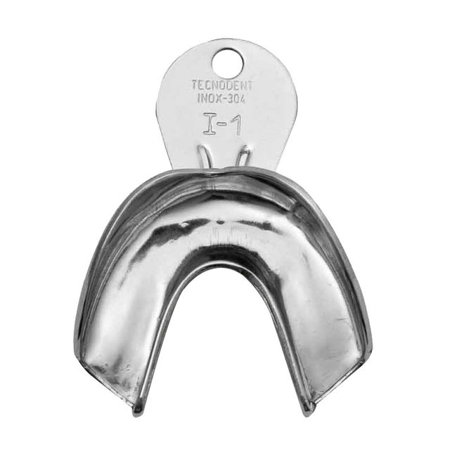 Moldeira Inox Adulto Lisa Avulsa - Tecnodent 1 - INFERIOR