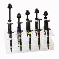 Suporte Com Apoio Duplo Para Resinas 30 Cavidades Cristal Agir