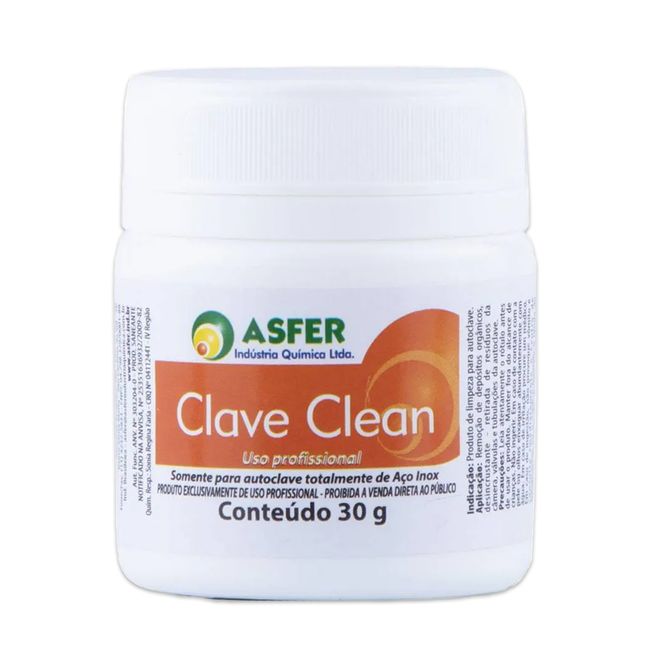 Desincrustante para Autoclave Clave Clean 30g  Asfer
