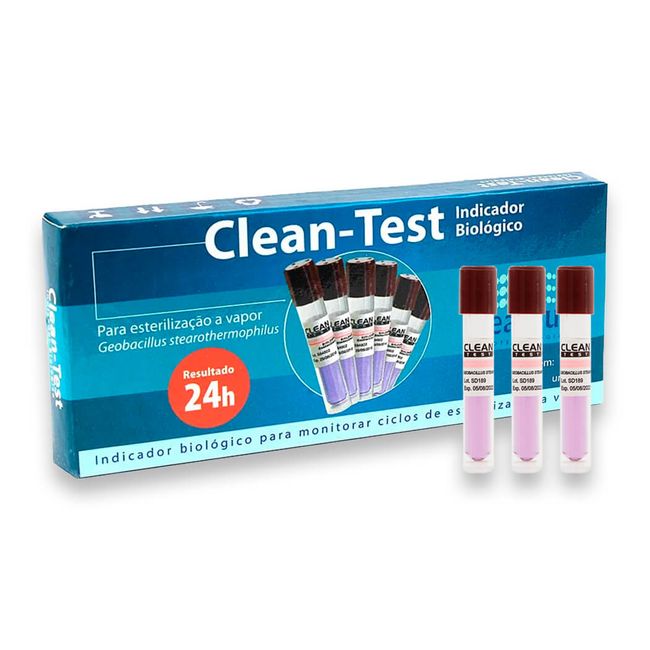 Indicador Biologico Clean Test  Clean Up