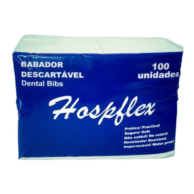 Babador Descartável Impermeável - HospFlex VERDE