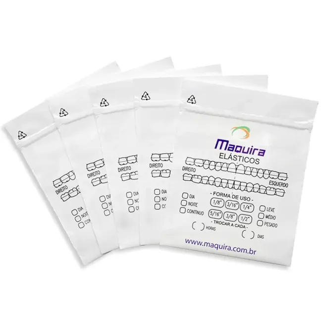 Embalagem Para Elastico Ortodontico  Maquira