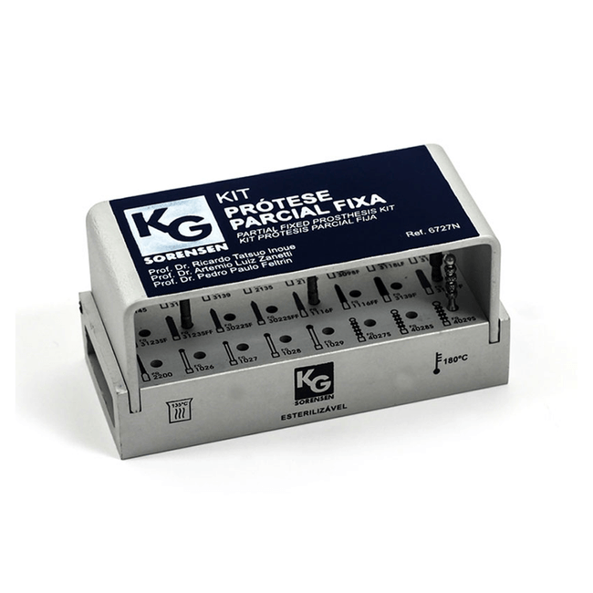 Kit de Pontas Diamantadas para Protese Parcial Fixa 6727N FG  KG Sorensen