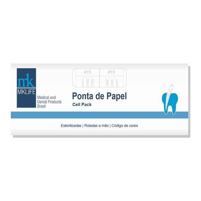 Ponta de Papel Absorvente Cell Pack  MK Life