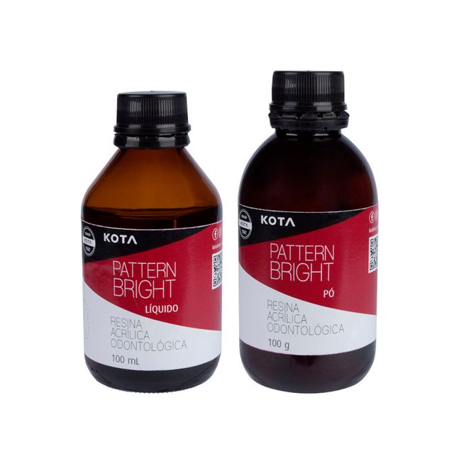 Kit Resina Acrilica Pattern Bright Po 100g  Liquido 100ml  Kota