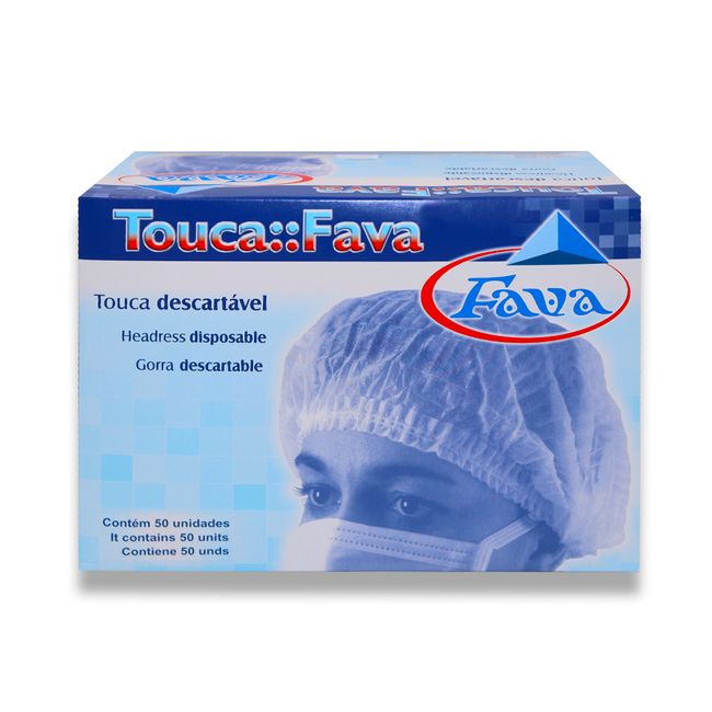 Touca Descartavel Branca  Fava