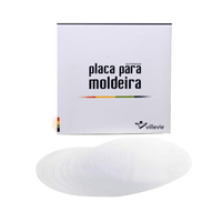 Placa para Moldeira Redonda 1mm com 10 Villevie